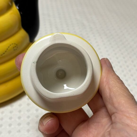 Debbie Mumm Brownlow Bumblebee Beehive Teapot Psalm 57:5 Vintage 2004 - Picture 6 of 8